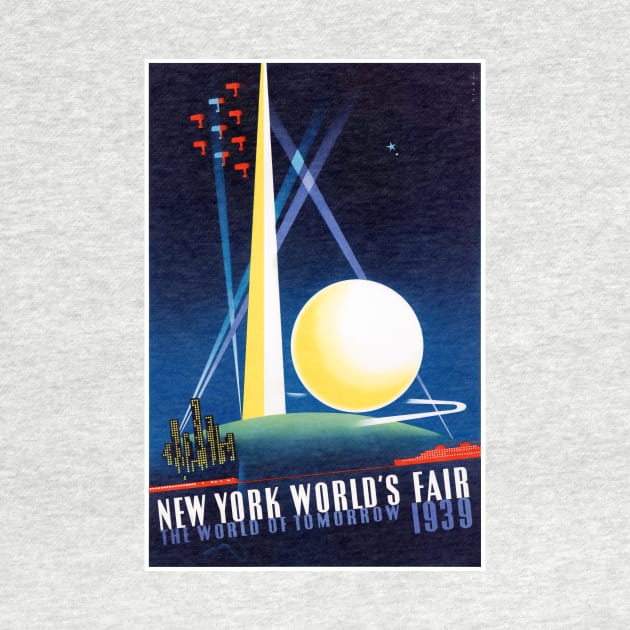 Vintage Travel Poster USA New York Worlds Fair by vintagetreasure